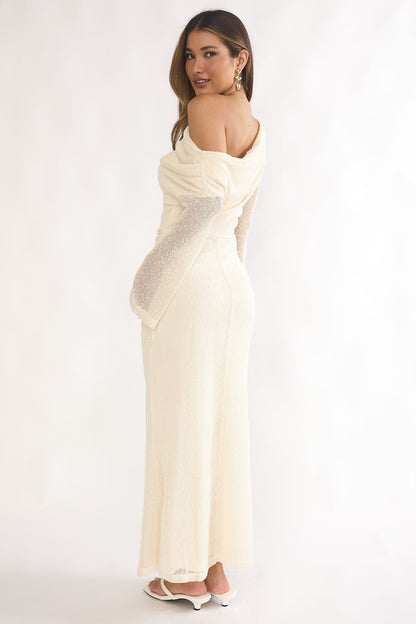 Gia Long Sleeve Maxi Dress Yellow - 6405