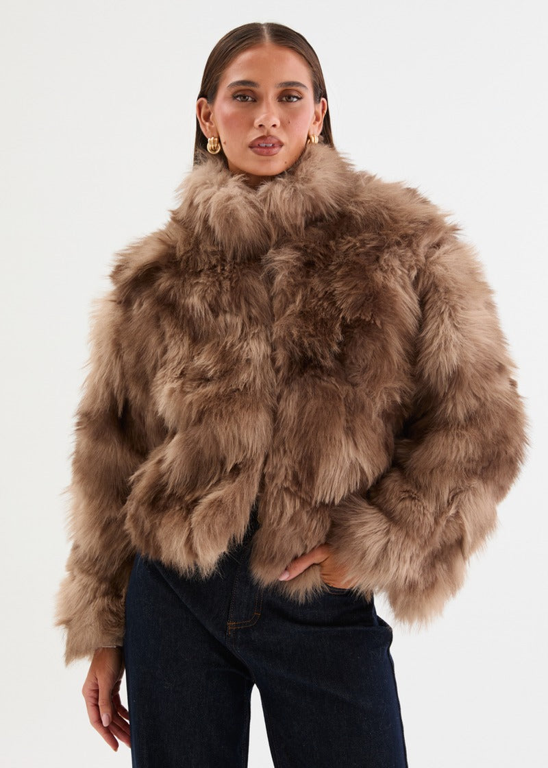 Fluffy Jacket - 0104
