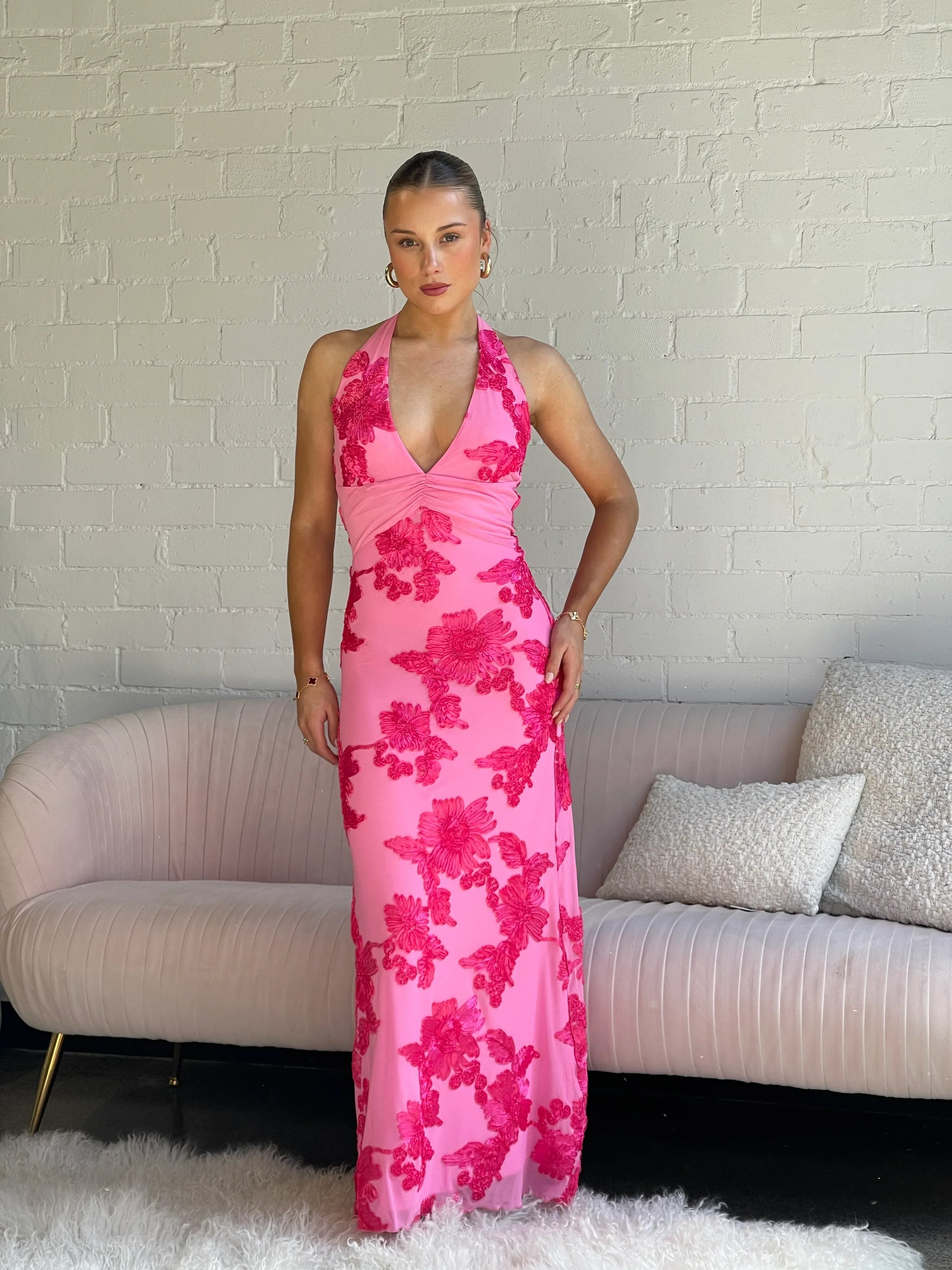 Mina Maxi Dress Pink - 127734 - G13