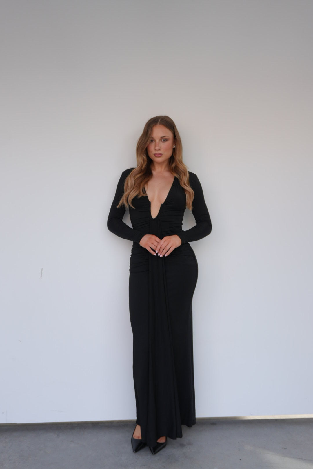 Roseta Maxi Dress Black - 130811