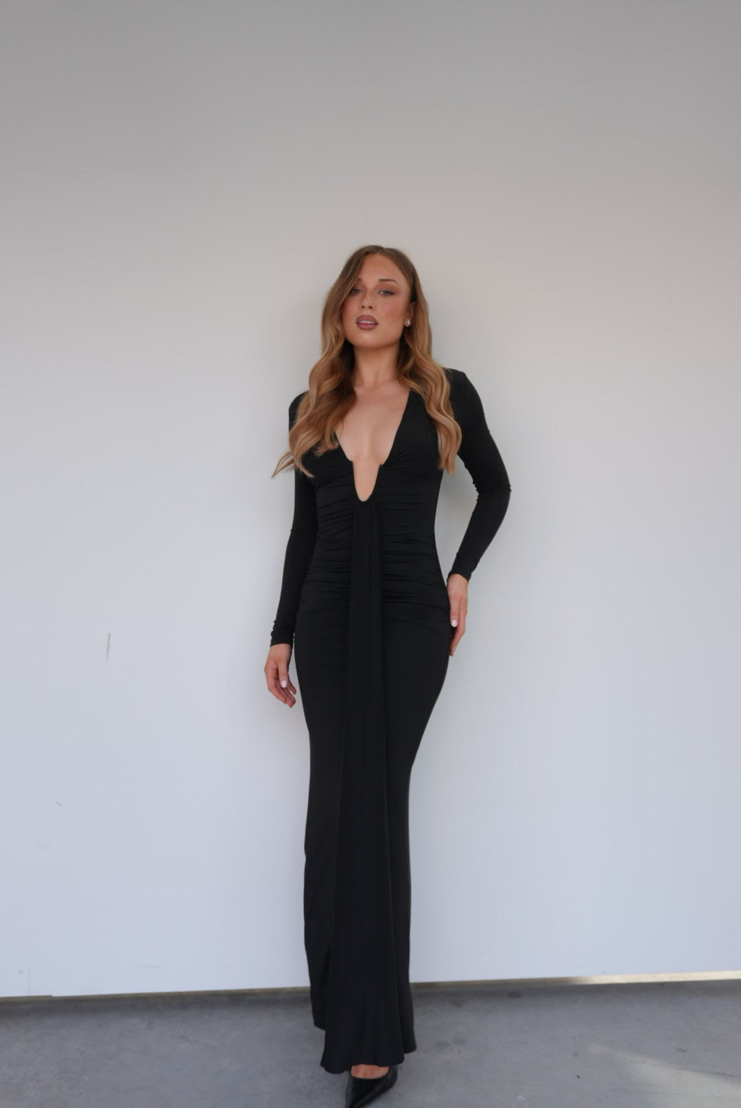Roseta Maxi Dress Black - 130811