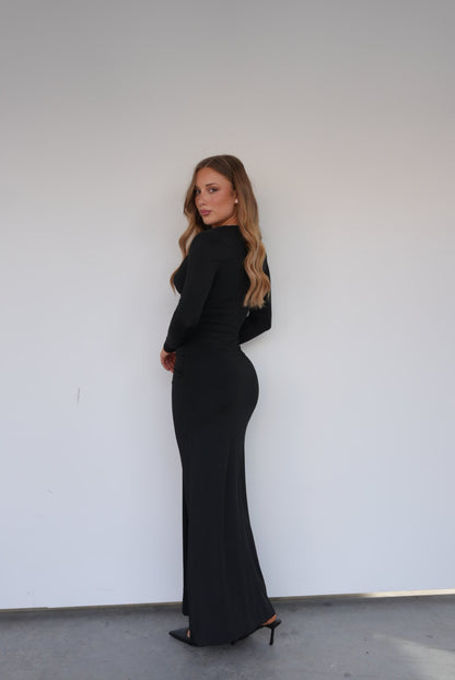 Roseta Maxi Dress Black - 130811