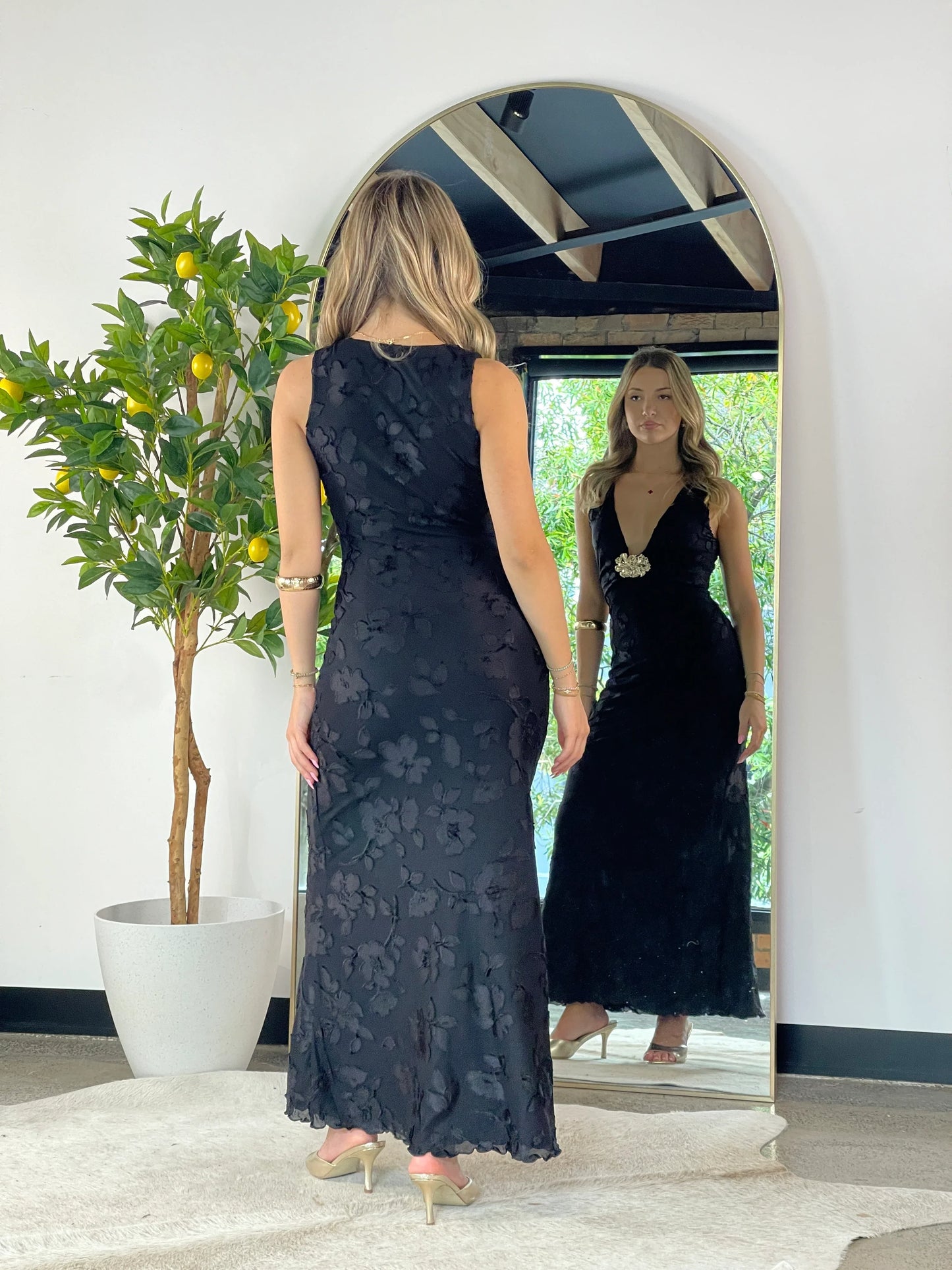 Melina Maxi Dress Black - 1284 - G13