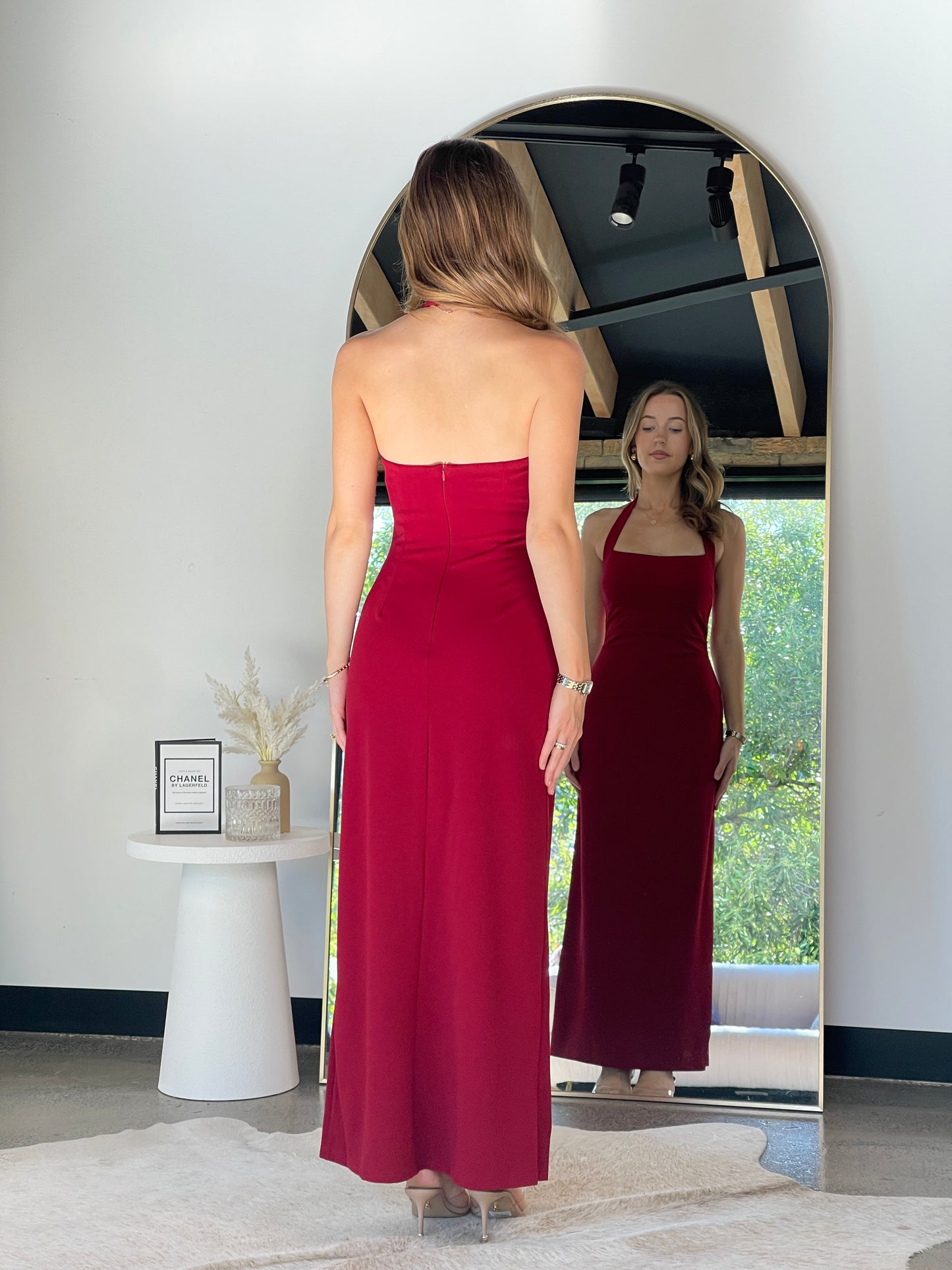 Penelope Maxi Dress Ruby - 130038