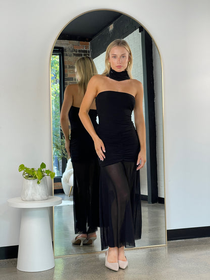 Layla Maxi Dress Black - 1285