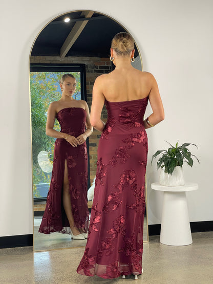 Ruby Maxi Dress Wine - 129415