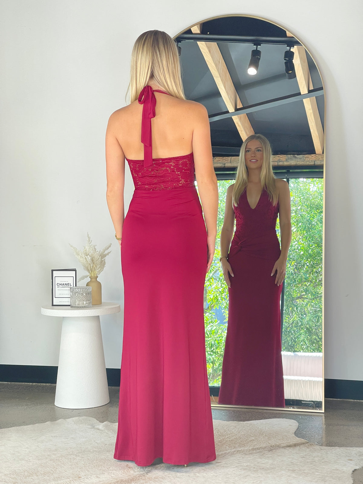 Martina Maxi Dress Wine -962