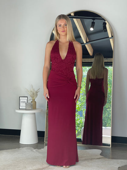 Martina Maxi Dress Wine -962
