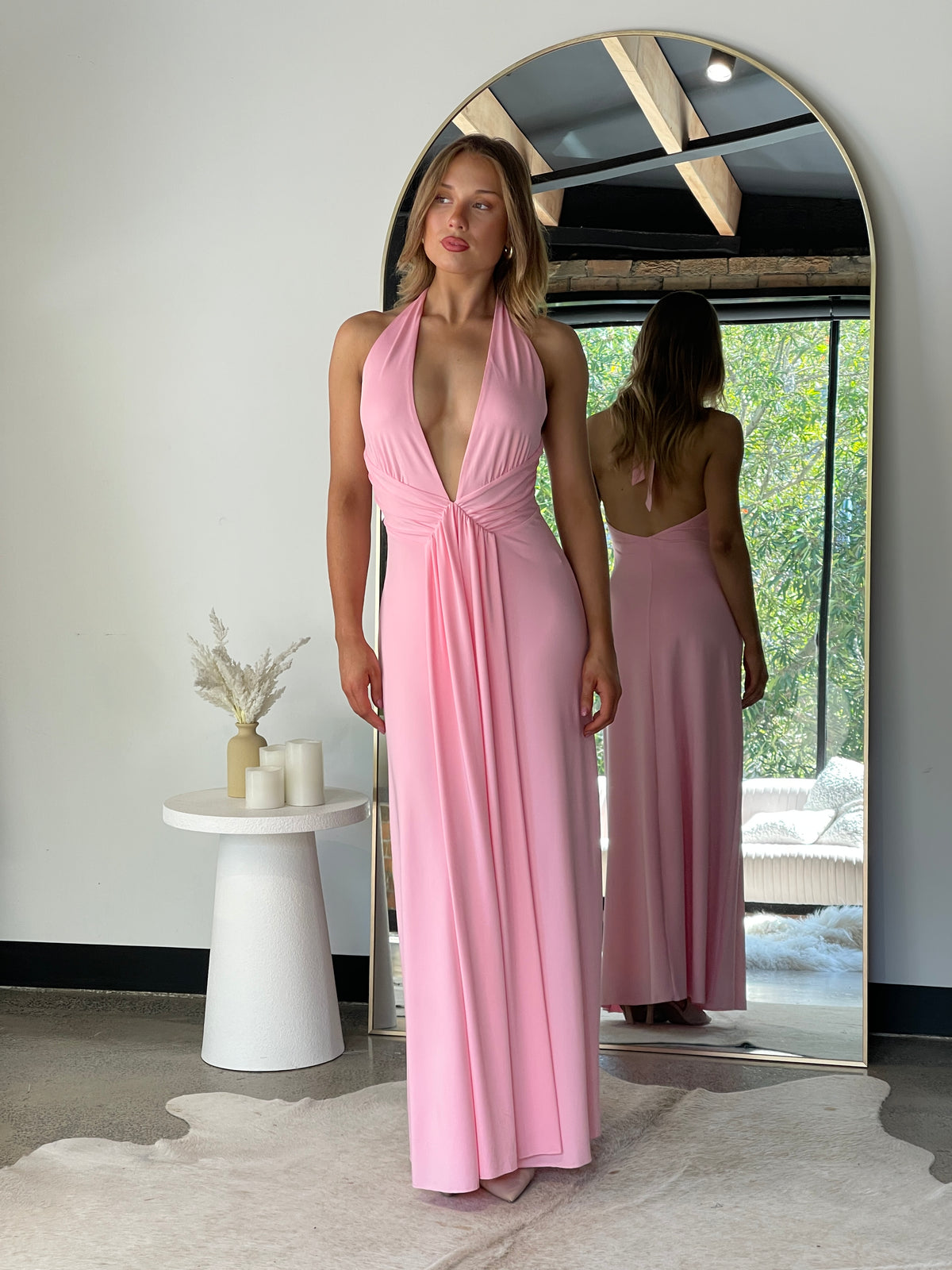 Olivia Maxi Dress Pink - 131439