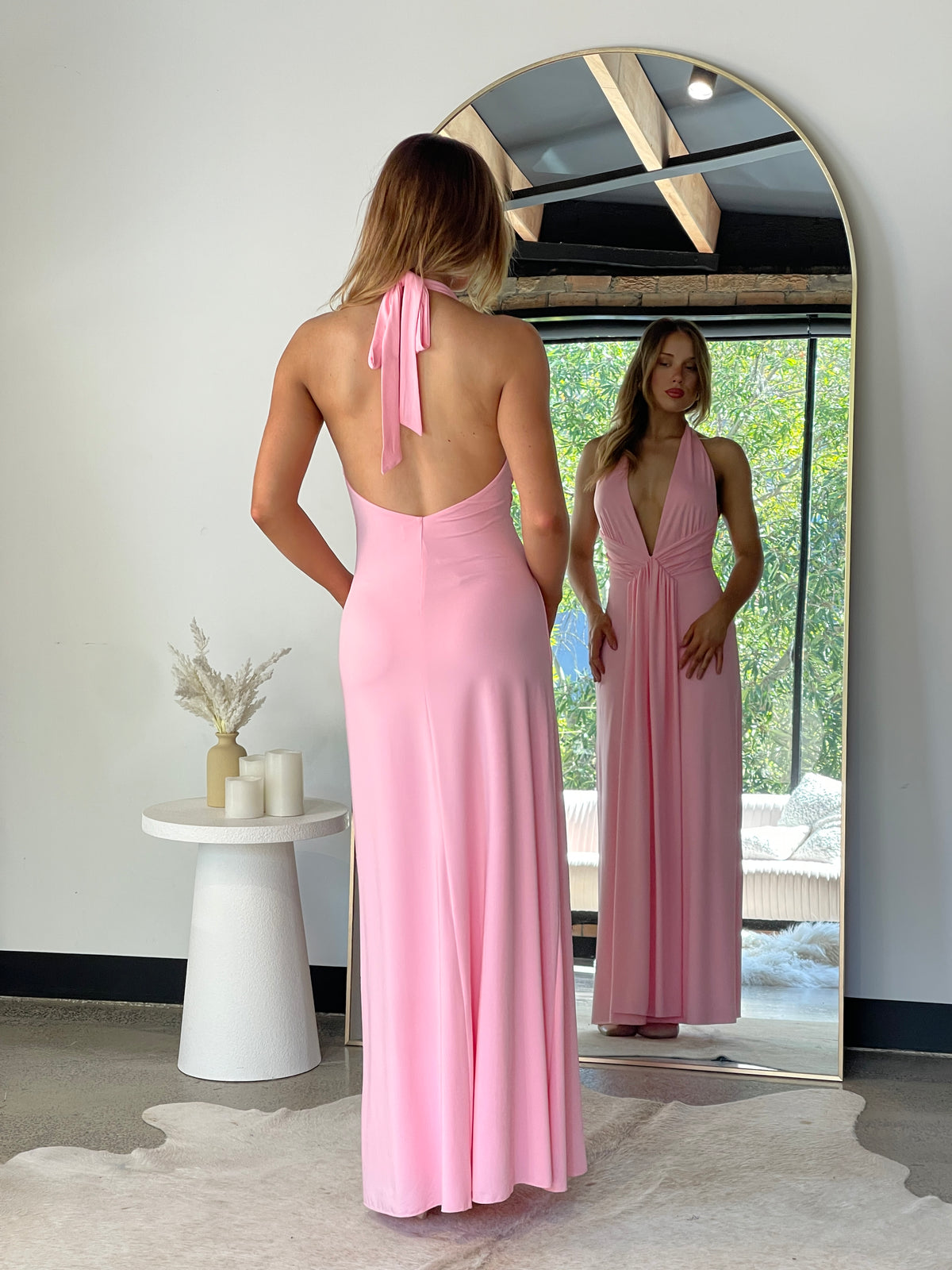 Olivia Maxi Dress Pink - 131439