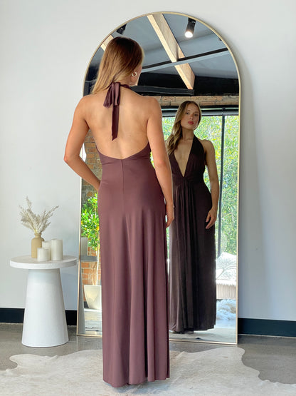 Olivia Maxi Dress Brown - 131439