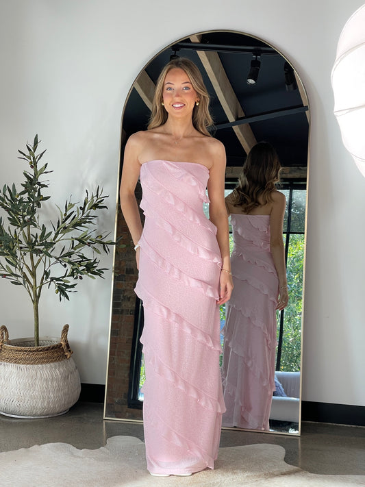 Lola Maxi Dress Pink - 131254