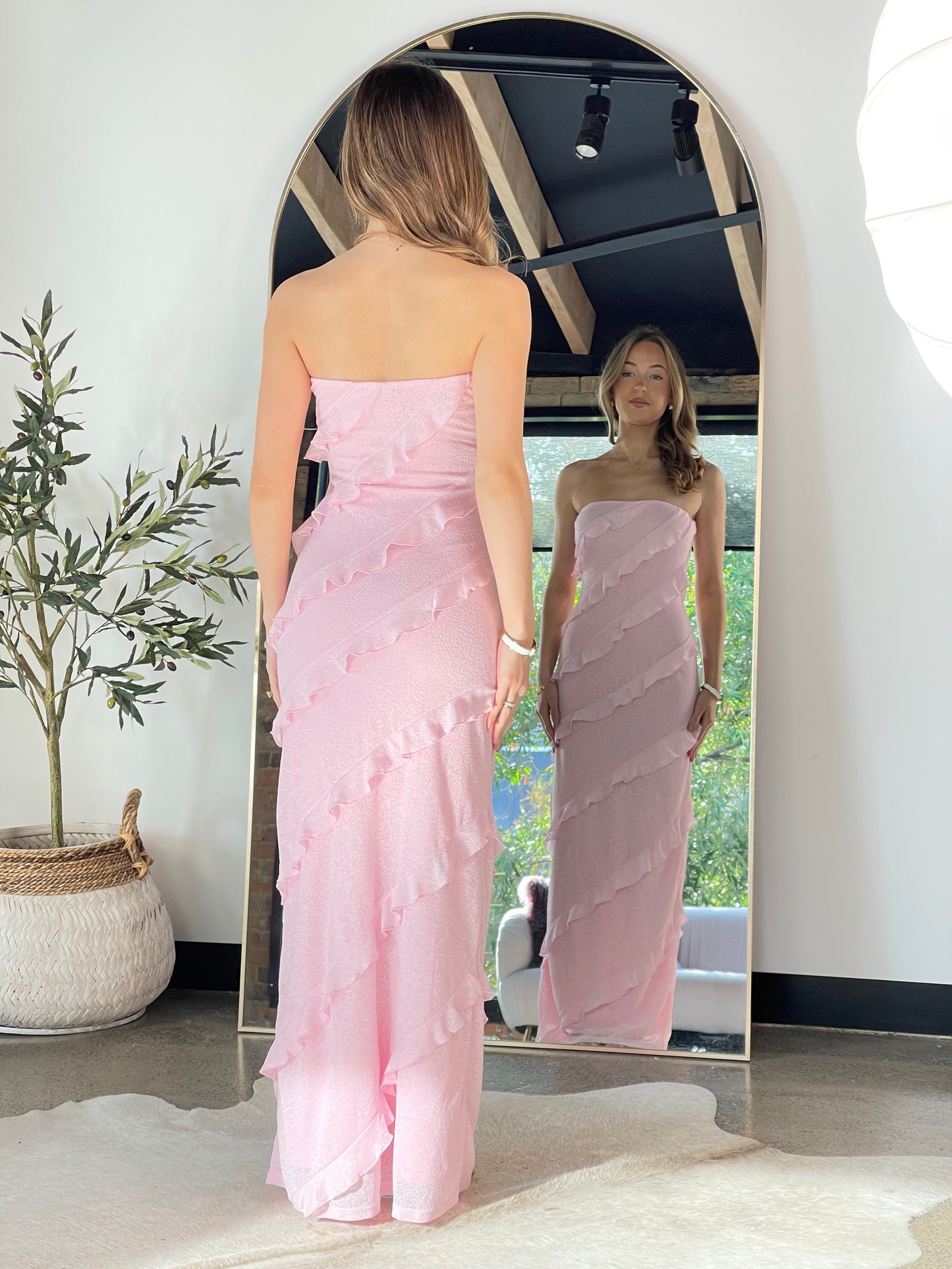 Lola Maxi Dress Pink - 131254