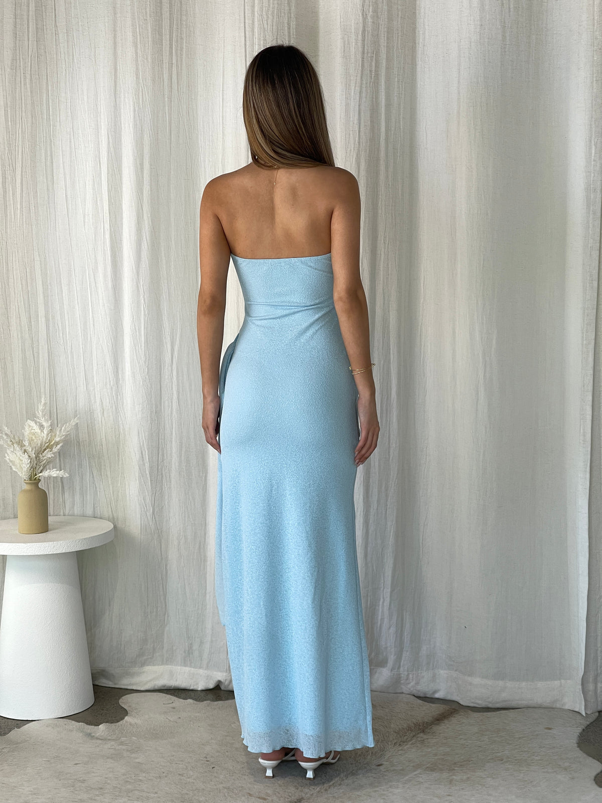 Elena Maxi Dress Baby Blue - 12917