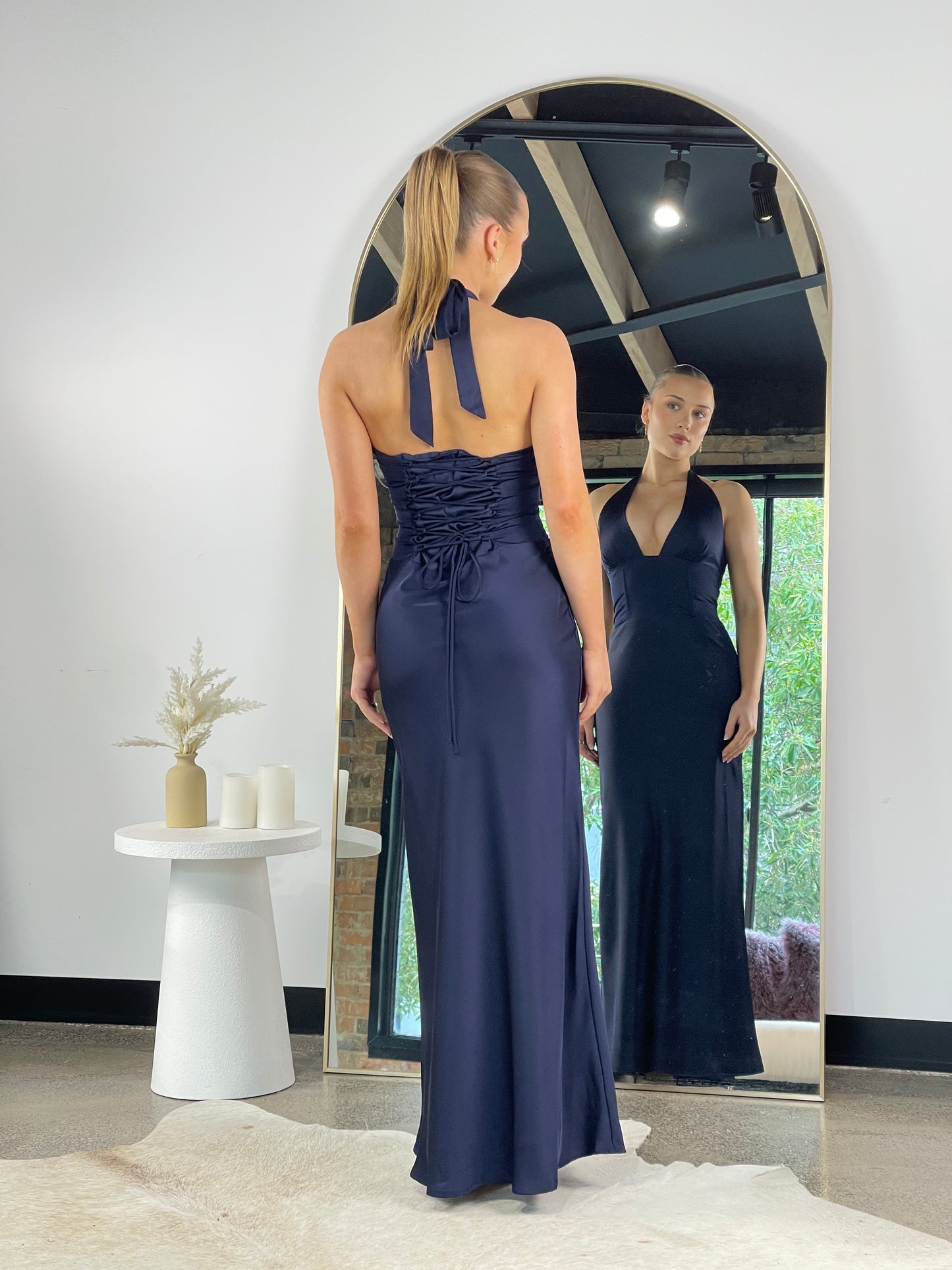 Natalija Maxi Dress Navy - 130995