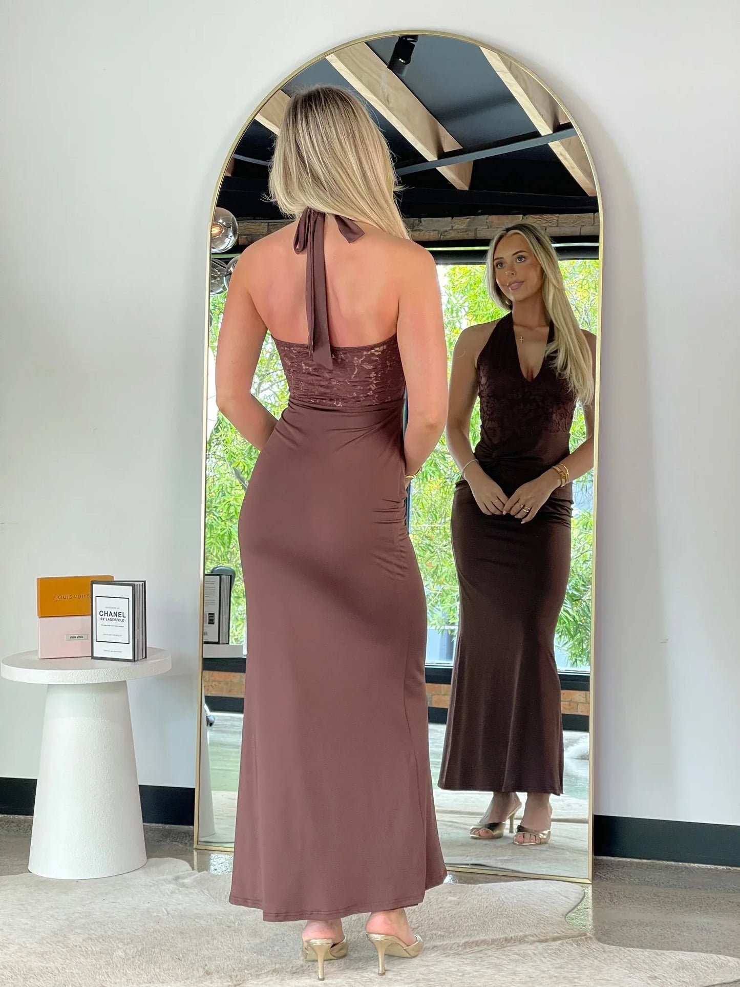 Martina Maxi Dress Brown - 962 - G13