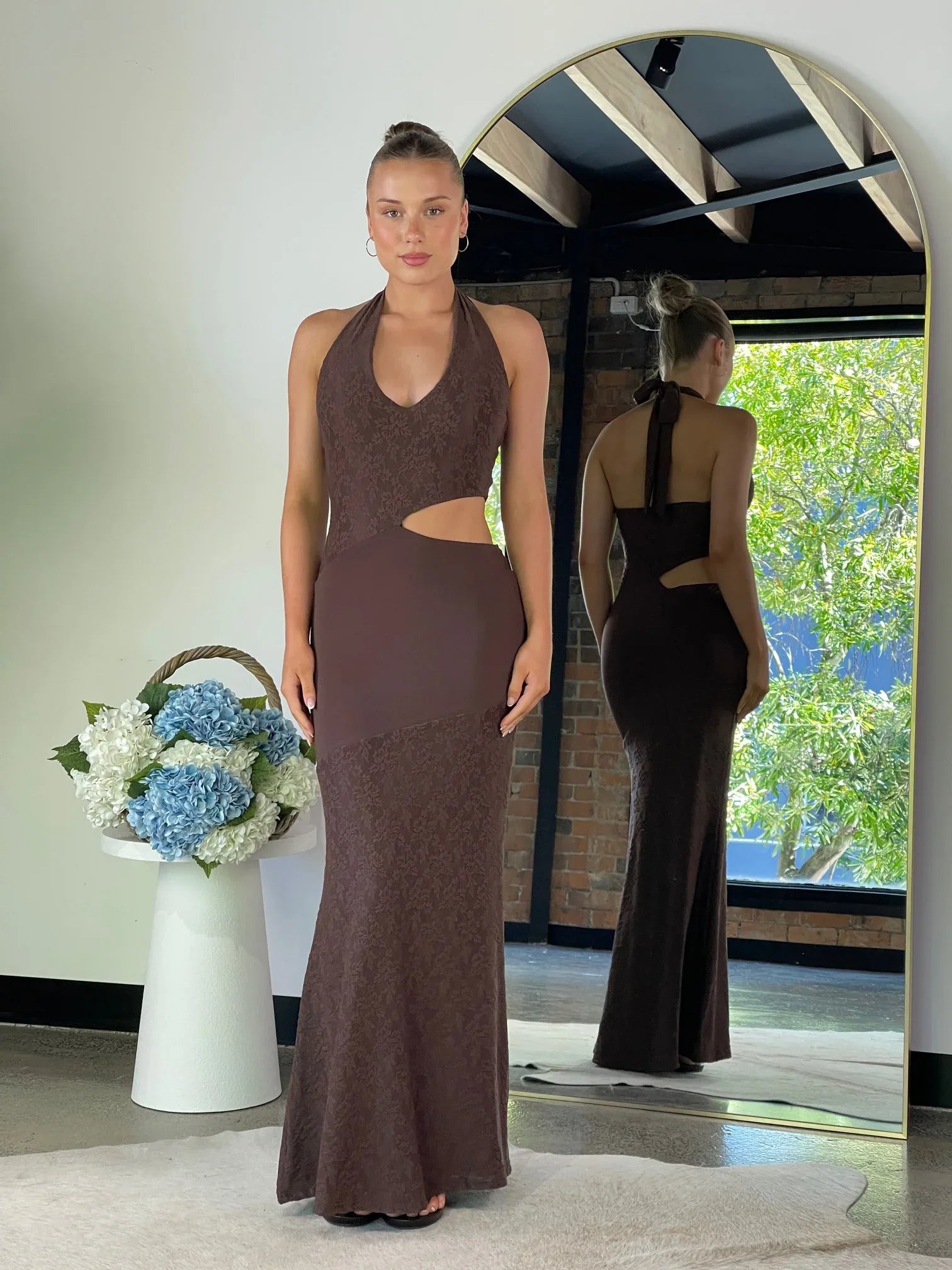 Oriana Maxi Dress Brown - 130441 - G13