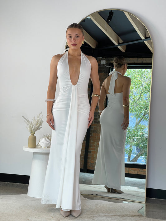 Ariana Maxi Dress White - 129479