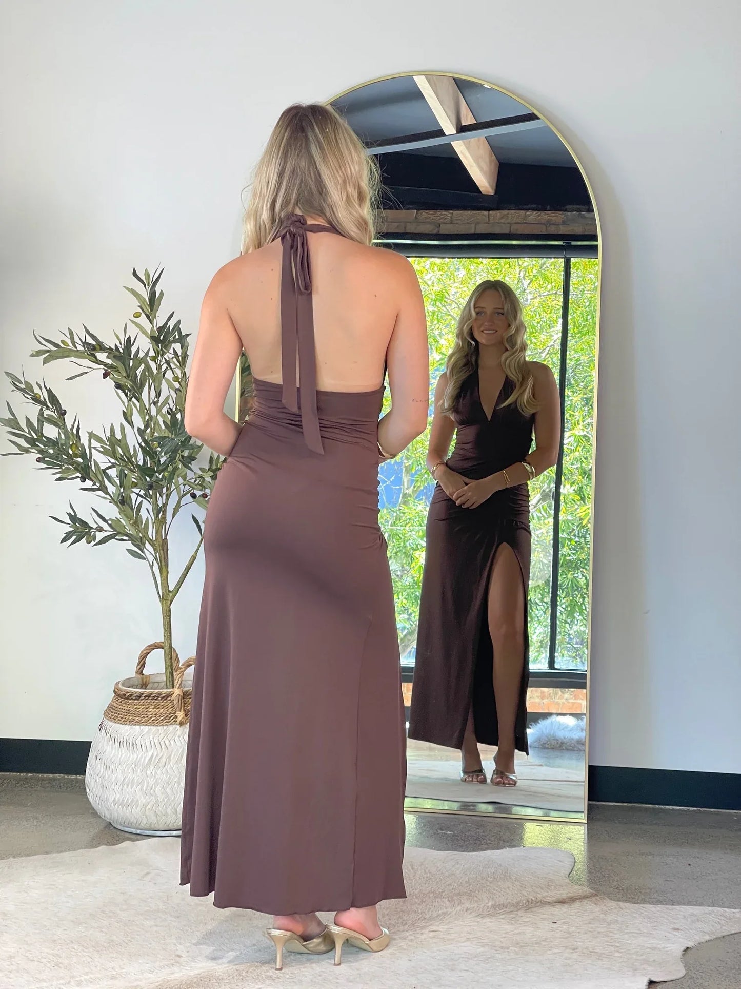 Sierra Maxi Dress Brown - 130490 - G13