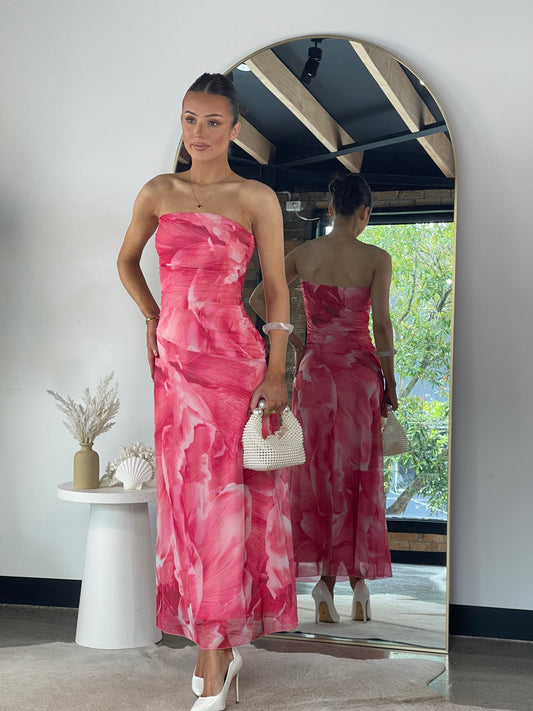 Grace Maxi Dress Pink - 129661