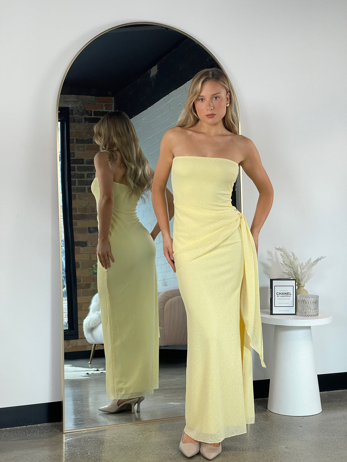 Elena Maxi Dress Butter - 12917