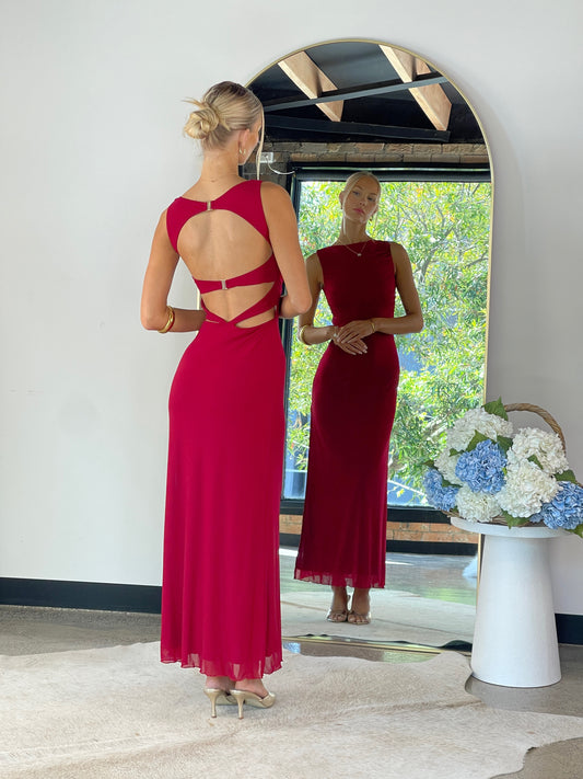 Jordan Maxi Dress Ruby - 1394