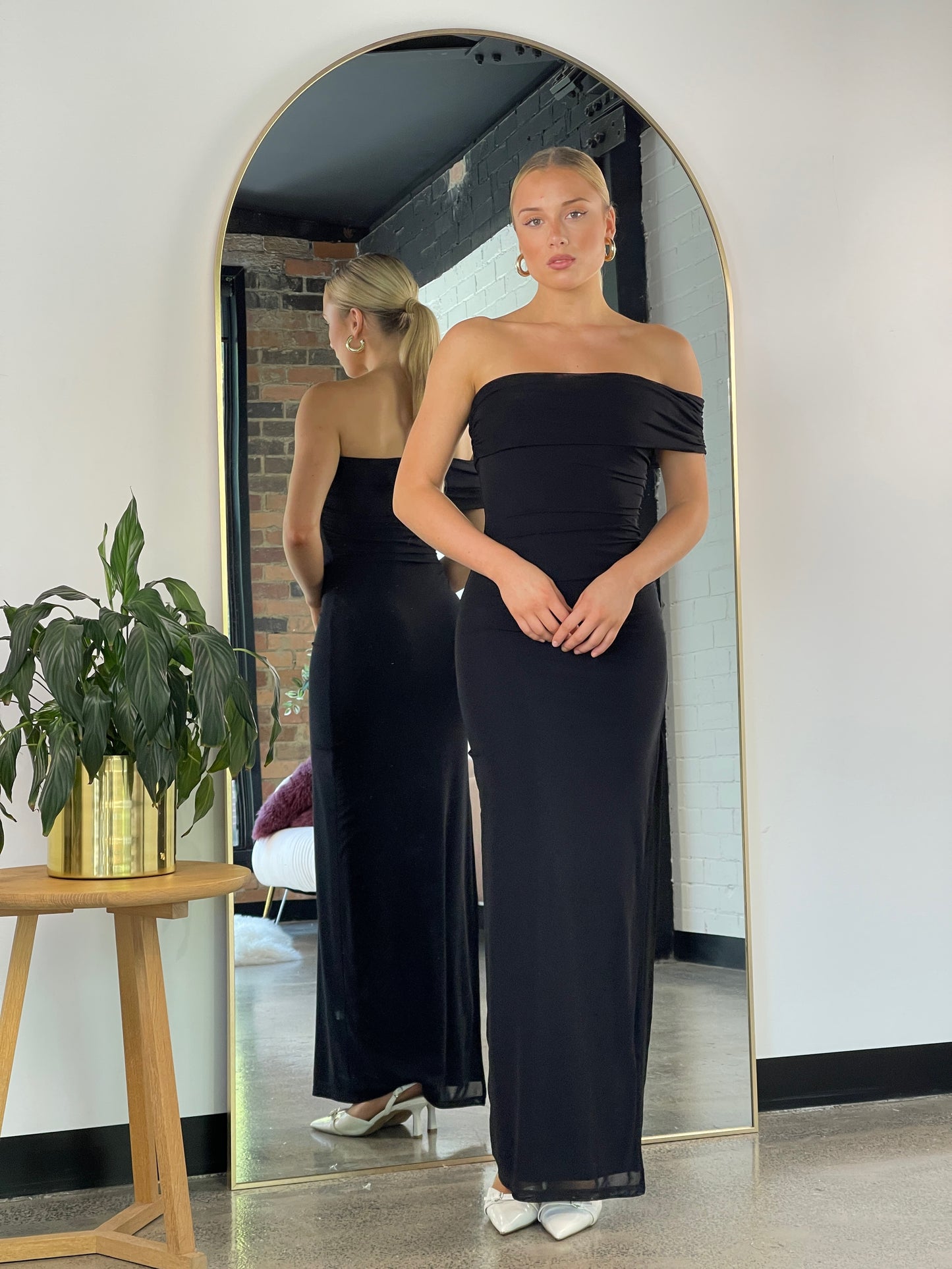 Rhiana Maxi Dress Black - 12705