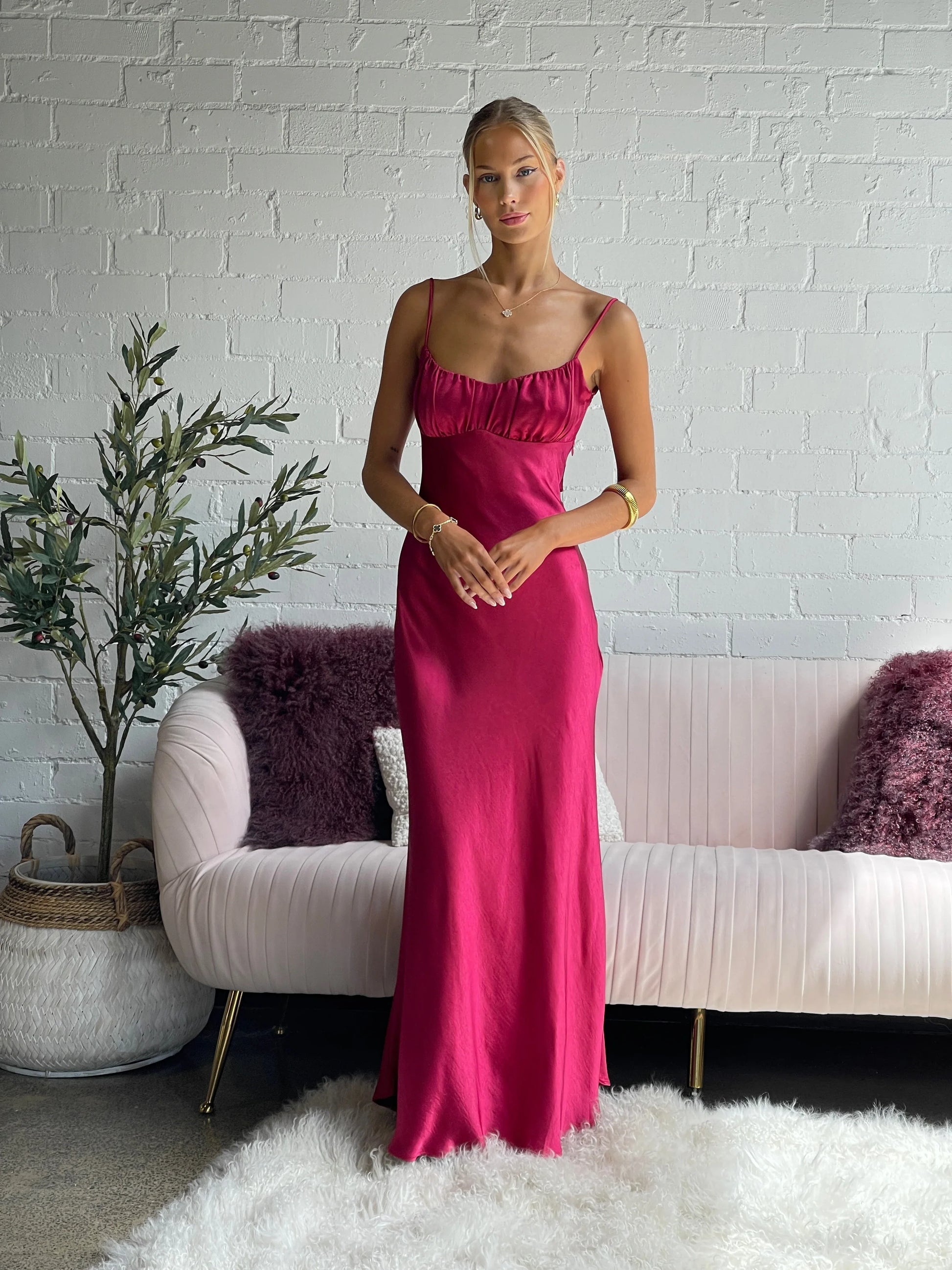 Alana Maxi Dress Rose - 1284 - G13