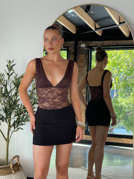 Jada Bodysuit Brown - 130482