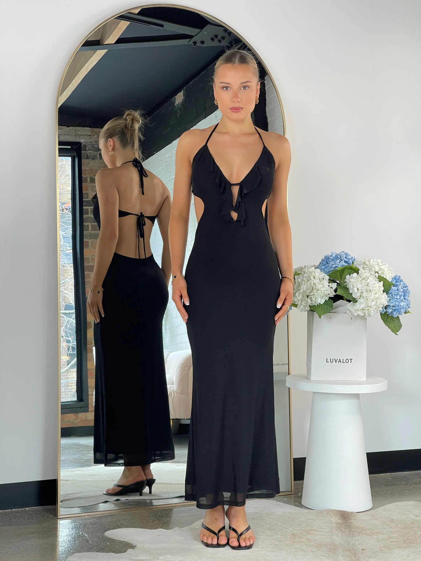 Selena Maxi Dress Black - 1241 - G13