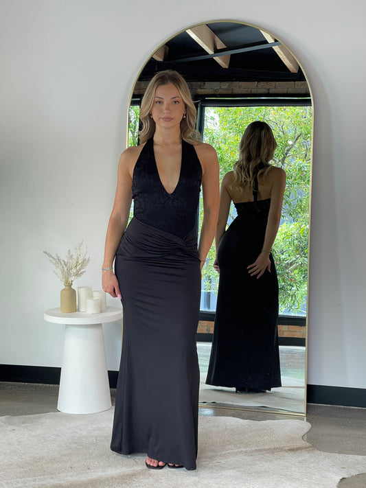 Martina Maxi Dress Black - 962