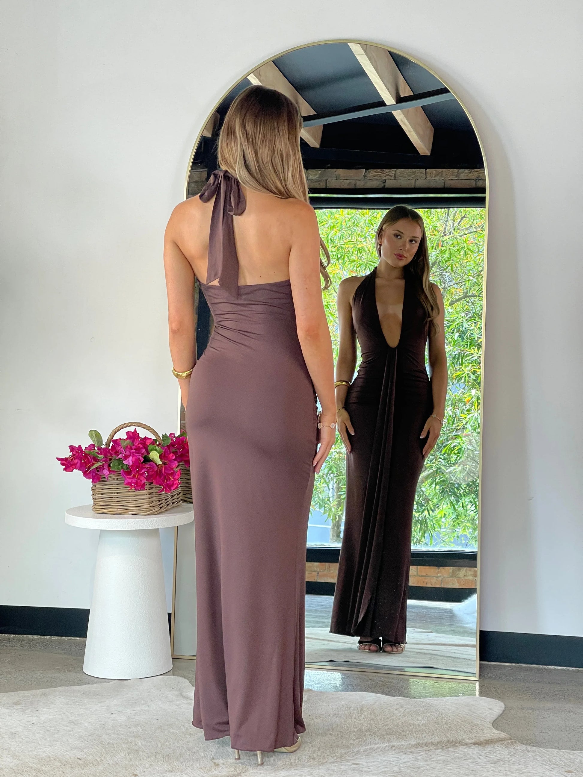 Ariana Maxi Dress Brown - 129479 - G13