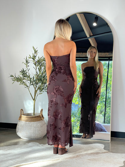 Gabriella Maxi Dress Brown - 130361
