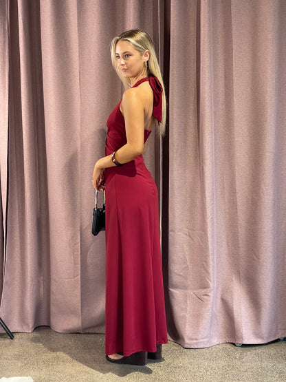 Tess Maxi Dress Burgundy - 131119