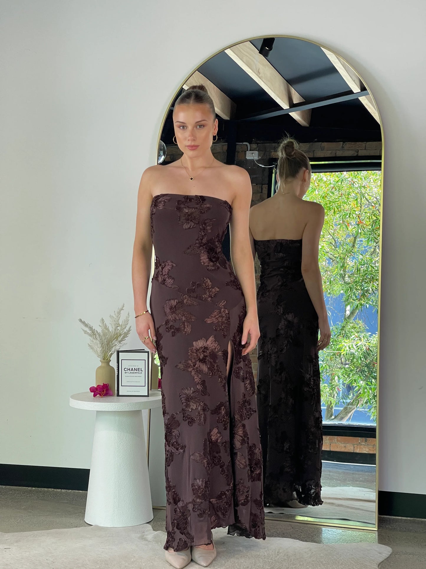 Ruby Maxi Dress Brown - 129415 - G13