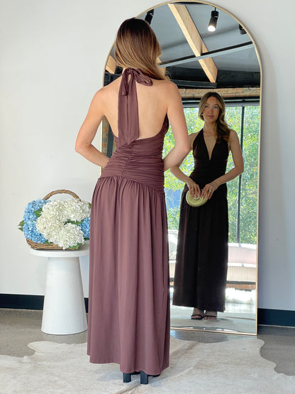Kyana Maxi Dress Brown - 131213