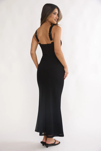 Aiko Maxi Dress Black - 0275 - G13
