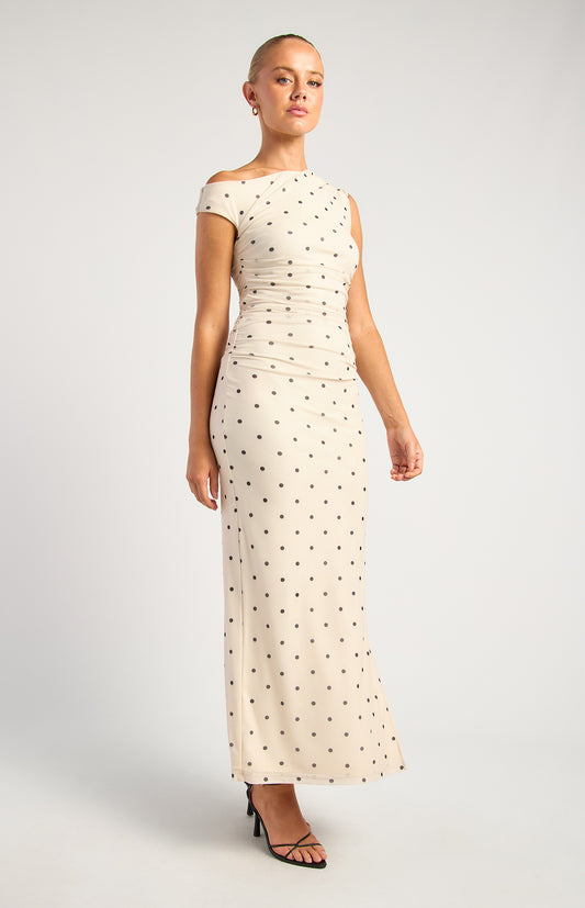 Sandra Maxi Dress Almond -1937