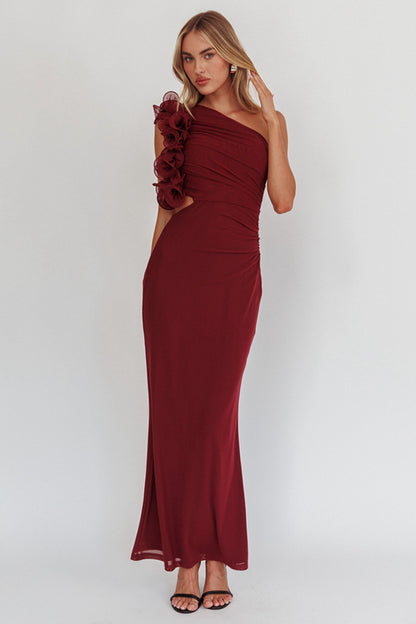 Grace Maxi Dress Wine  - 64502 image 0