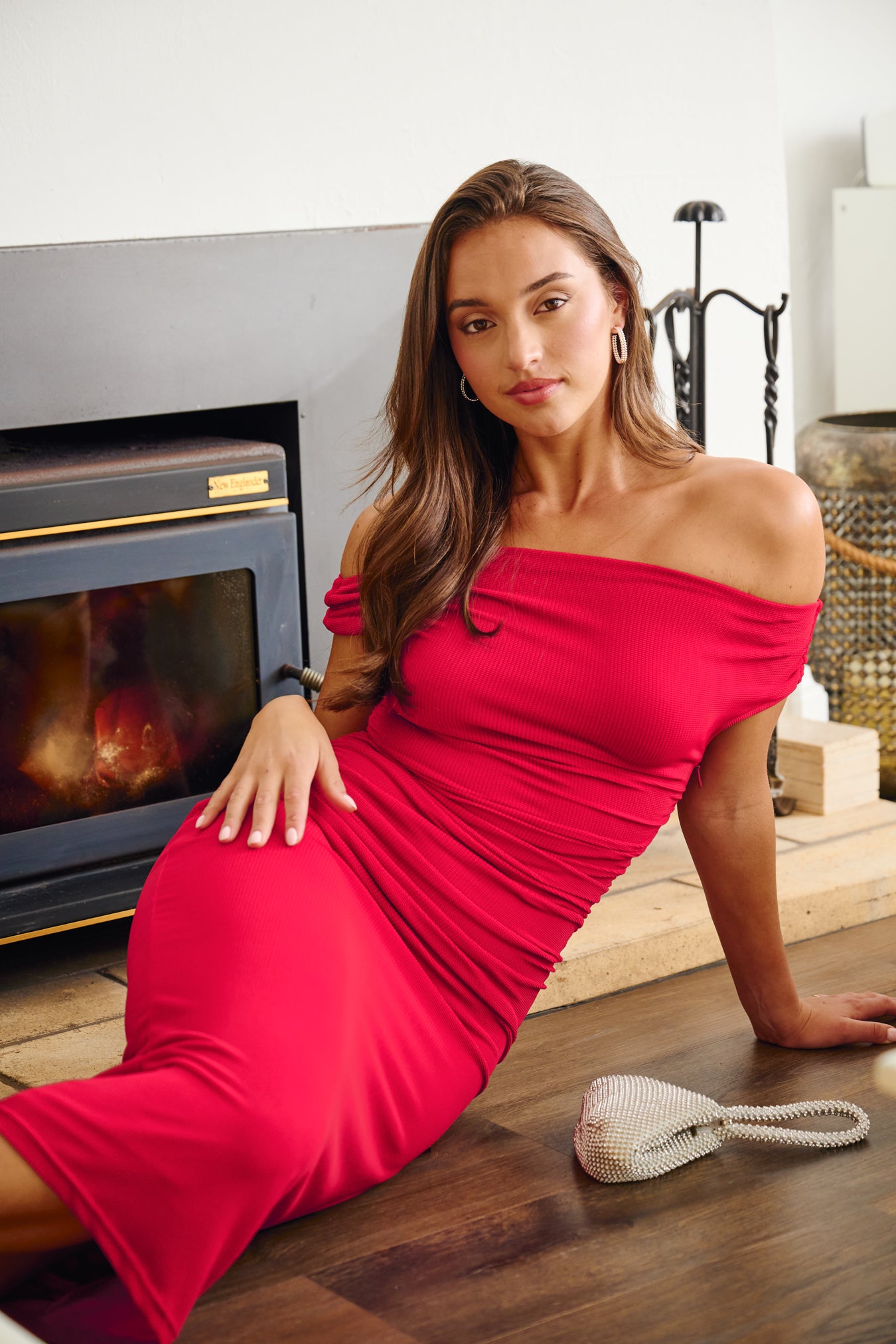 Kimberley Maxi Dress Red - 1614 image 1