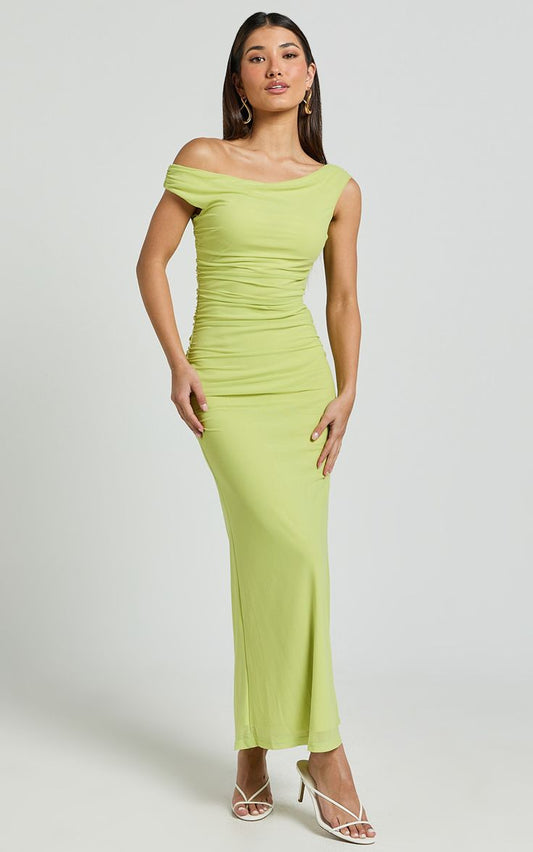 Jolene Maxi Dress Green - 0007 image 0
