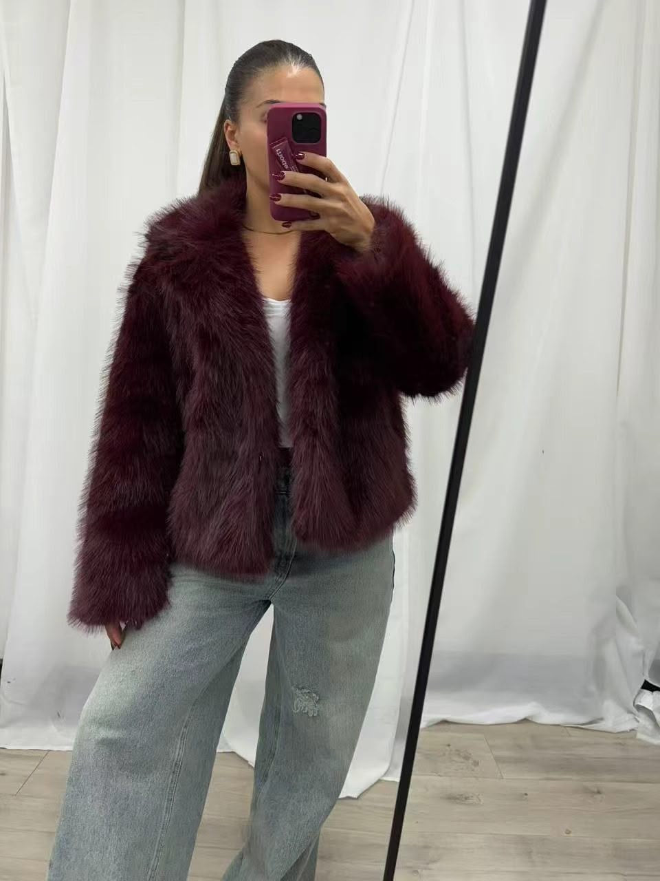 Ruby Fur Jacket - 3930