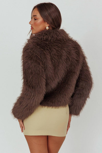 Jodi Brown Fur Jacket -0025