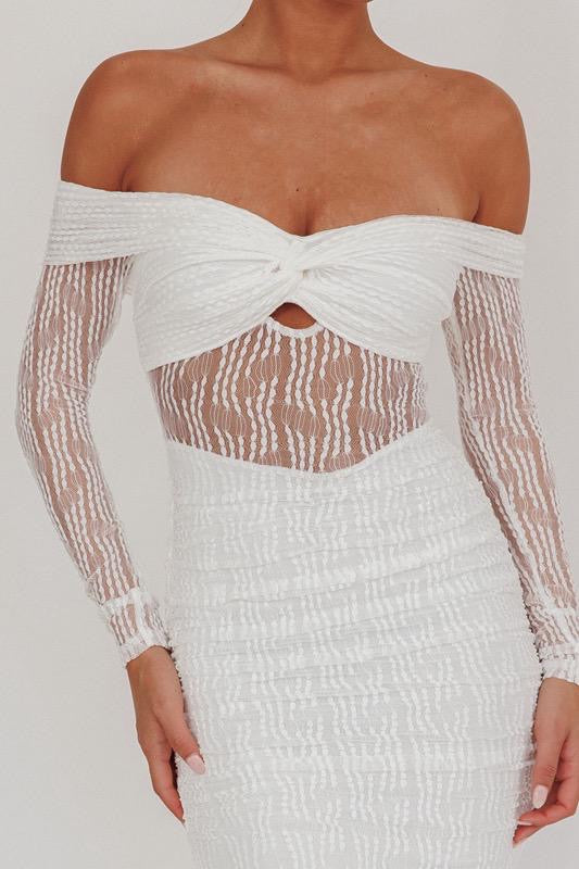 Dream Girl Maxi Dress White - 0940 image 0